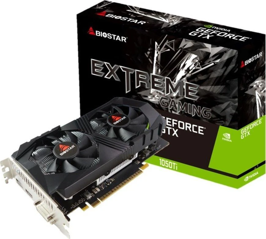 Biostar GeForce GTX1050Ti NVIDIA GeForce GTX 1050Ti 4GB GDDR5