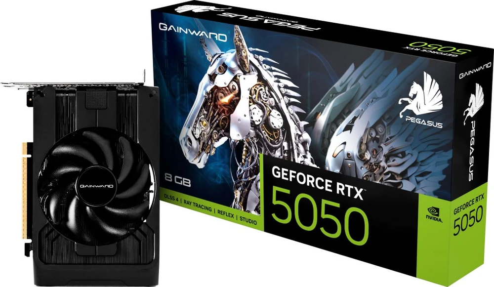 Vaizdo plokštė „Gainward GeForce RTX 5050 Pegasus“, 8192 MB GDDR6