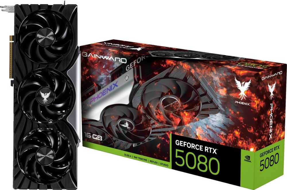 Vaizdo plokštė Gainward GeForce RTX 5080 Phoenix V1, 16384 MB GDDR7