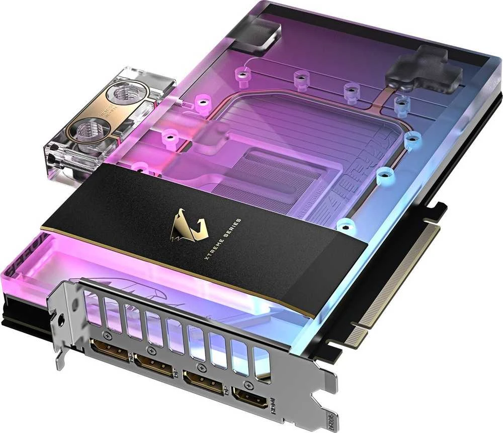 GIGABYTE AORUS GeForce RTX 5090 XTREME WATERFORCE WB 32G Grafikos plokštė - 32GB GDDR7