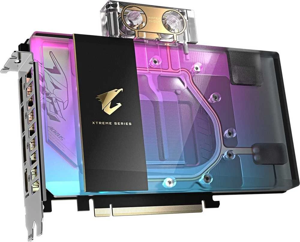 GIGABYTE AORUS GeForce RTX 5080 XTREME WATERFORCE WB 16GB vaizdo plokštė