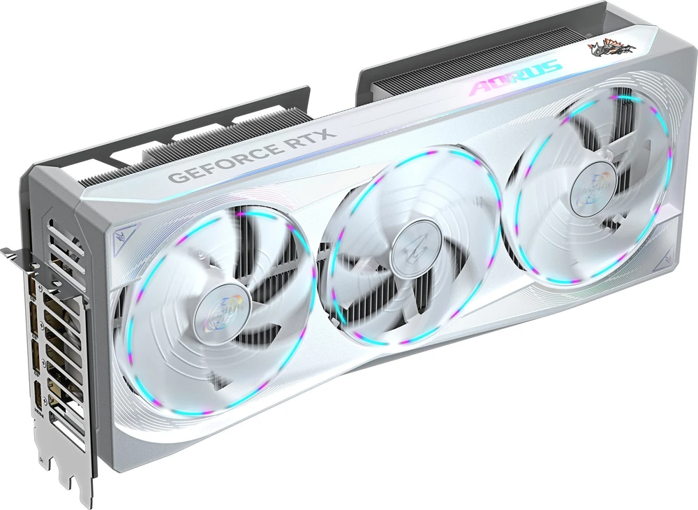 Vaizdo plokštė „Gigabyte GeForce RTX 5080 AORUS MASTER ICE“ 16 GB (GV-N5080AORUSM ICE-16GD)