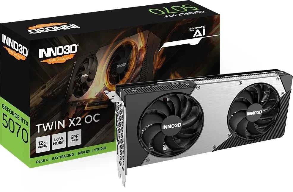 INNO3D GeForce RTX 5070 TWIN X2 12GB OC DLSS 4