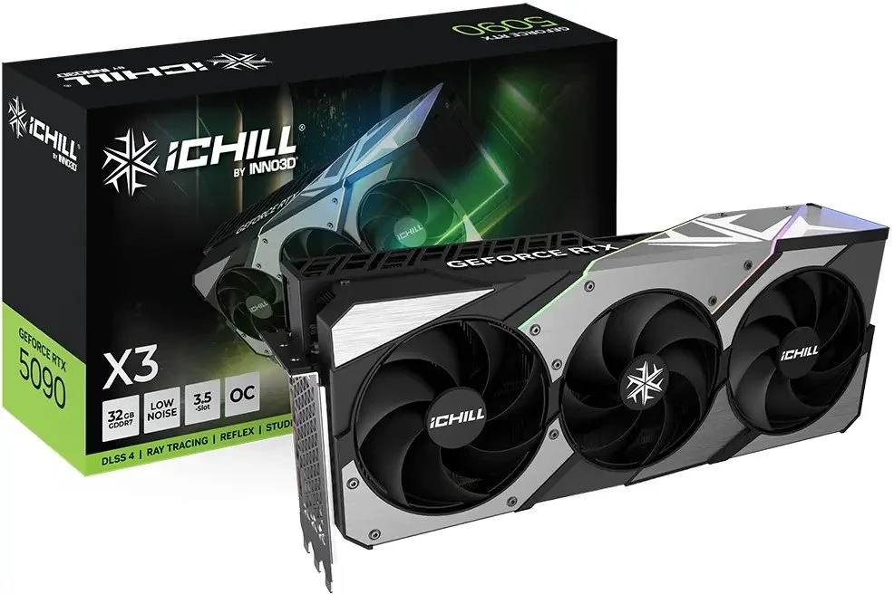 „Inno3D iChill GeForce RTX 5090 X3“ NVIDIA 32 GB GDDR7