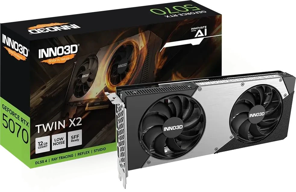 INNO3D GeForce RTX 5070 TWIN X2 12GB DLSS 4