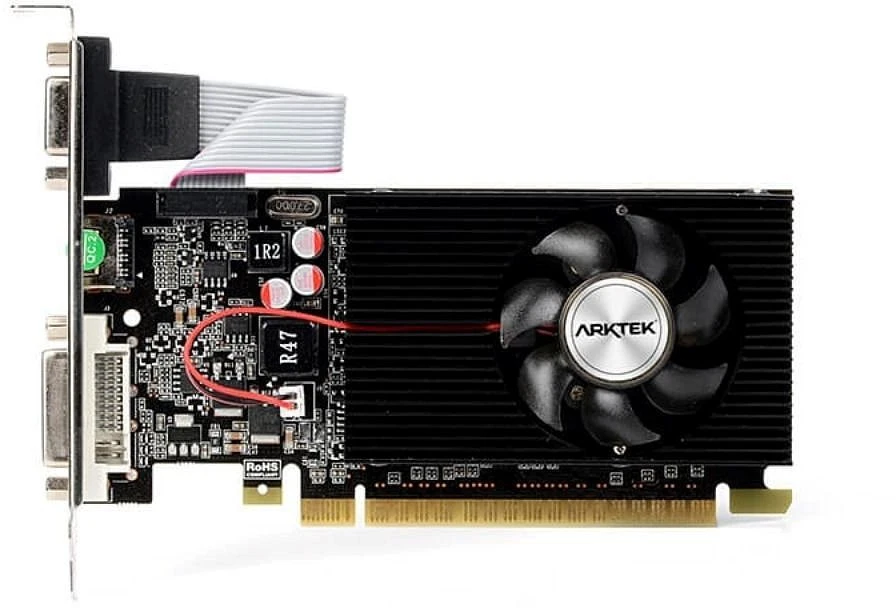 Vaizdo plokštė „Meta ARKTEK VGA NVIDIA GeForce GT 710 4GB“, „GT 710“, 4 GB DDR3, 1 x HDMI, 1 x DVI, 1 x VGA