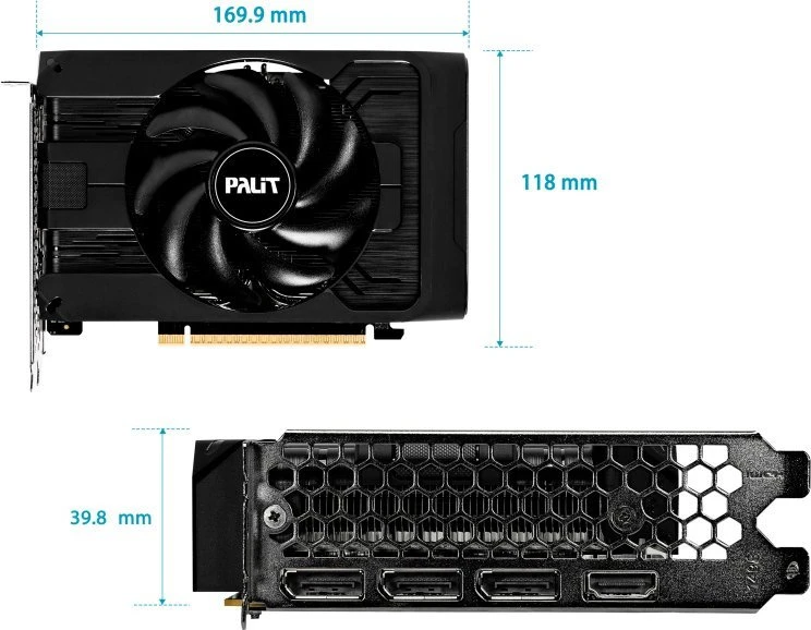 Vaizdo plokštė Palit GeForce RTX 5050 StormX NVIDIA 8 GB GDDR6