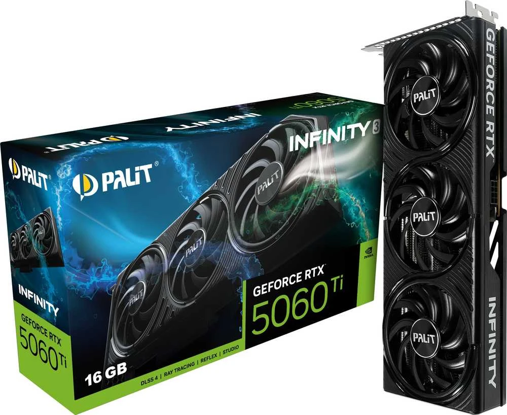 PALIT RTX 5060 Ti Infinity 3 16GB GDDR7 vaizdo plokštė