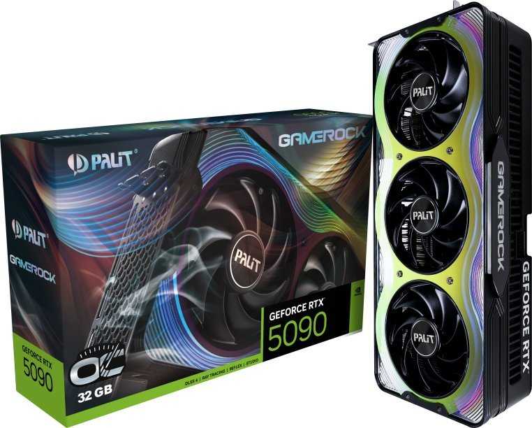 Vaizdo plokštė Palit GeForce RTX 5090 GameRock OC NVIDIA 32 GB GDDR7