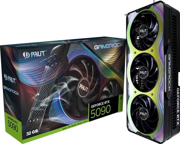 Palit GeForce RTX 5090 GameRock NVIDIA 32 GB GDDR7
