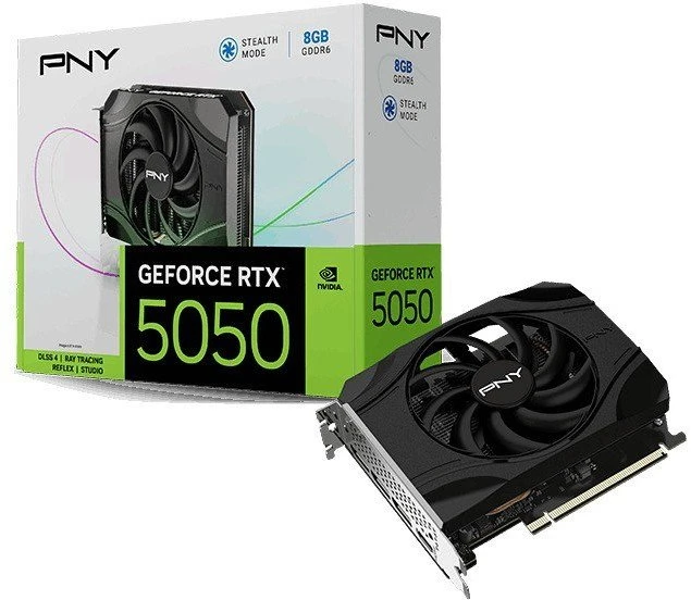 PNY Vaizdo plokštė GeForce RTX 5050 8GB 1F VCG50508SFXPB1