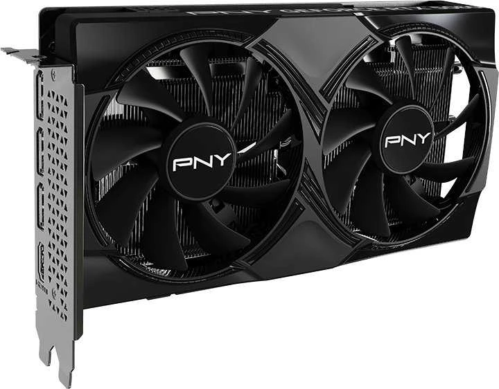 Vaizdo plokštė PNY GeForce RTX 5060 su dviem ventiliatoriais, 8 GB OC, DLSS 4