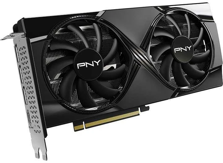 PNY GeForce RTX 5060 Ti dviejų ventiliatorių 16 GB GDDR7 DLSS4 vaizdo plokštė (VCG5060T16DFXPB1)