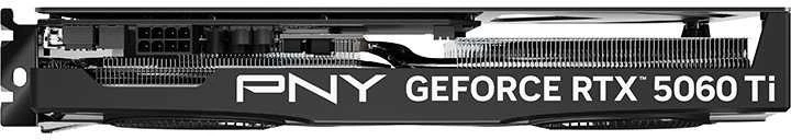 PNY GeForce RTX 5060 Ti dviejų ventiliatorių 16 GB GDDR7 DLSS4 vaizdo plokštė (VCG5060T16DFXPB1)