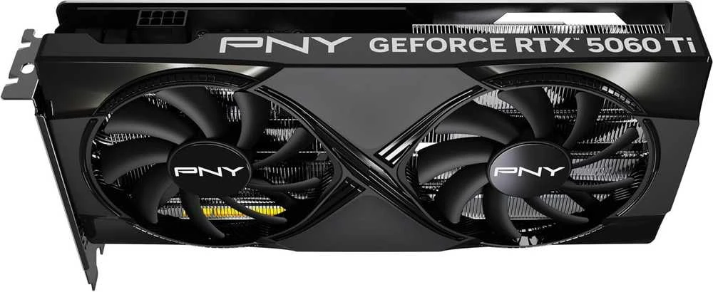 Vaizdo plokštė PNY GeForce RTX 5060 Ti dvigubas ventiliatorius, 8GB OC, DLSS 4