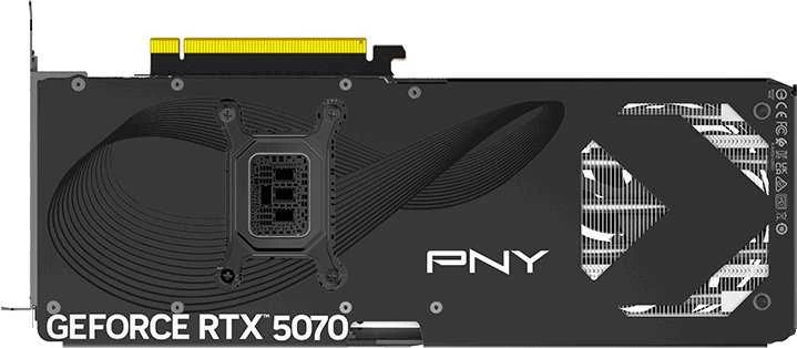 Vaizdo plokštė PNY GEFORCE RTX 5070 12GB su trimis ventiliatoriais