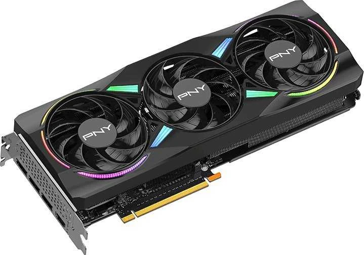 PNY GeForce RTX 5070 ARGB EPIC-X RGB™ trijų ventiliatorių vaizdo plokštė, 12 GB OC, DLSS 4