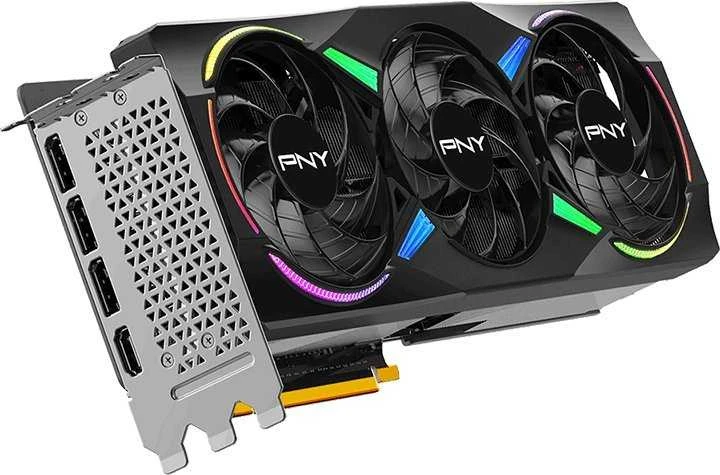 PNY GeForce RTX 5070 Ti ARGB EPIC-X RGB™ trijų ventiliatorių vaizdo plokštė, 16 GB OC, DLSS 4