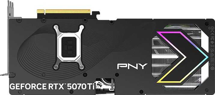 PNY GeForce RTX 5070 Ti EPIC-X RGB Overclocked Triple Fan Plus 16GB GDDR7 DLSS4 vaizdo plokštė (VCG5071T16TFXXPB1-O)