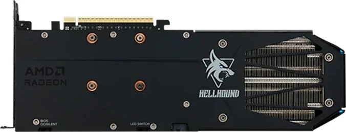Vaizdo plokštė PowerColor Radeon RX 9060 XT Hellhound 16GB OC