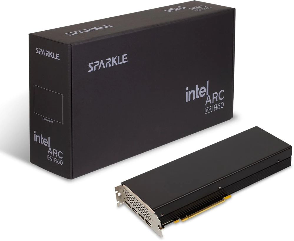 „SPARKLE Intel Arc PRO B60 PASSIVE“ 24 GB vaizdo plokštė
