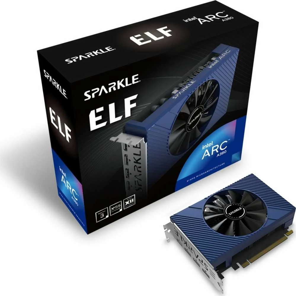 Sparkle Vaizdo Plokštė - Intel Arc A380 6 GB GDDR6