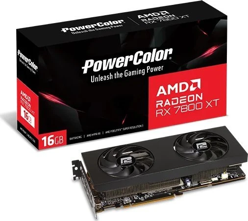 Vaizdo plokštė PowerColor RX 7800 XT AMD Radeon RX 7800 XT 16 GB GDDR6
