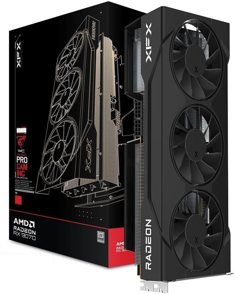 „XFX Swift RX 9070GRE Trip F. G. 12 GB“ vaizdo plokštė