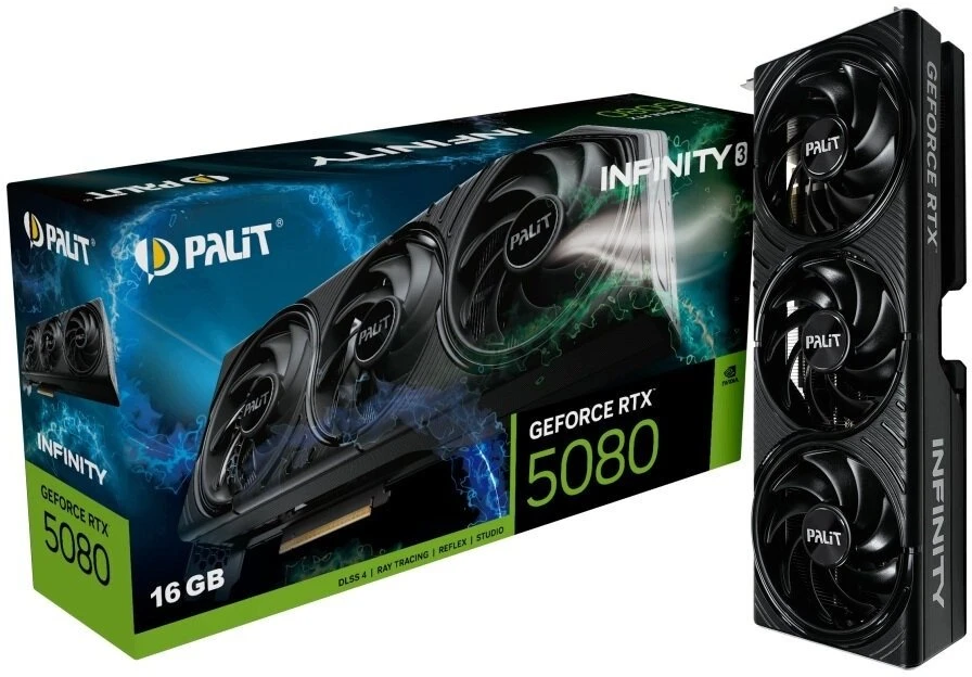 XpertVision XPE Palit GeForce RTX 5080 Infinity 3 OC NVIDIA 16 GB GDDR7 vaizdo plokštė