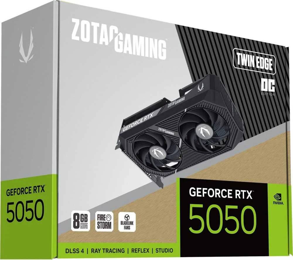 Zotac žaidimų vaizdo plokštė GeForce RTX 5050 Twin Edge OC NVIDIA 8 GB GDDR6