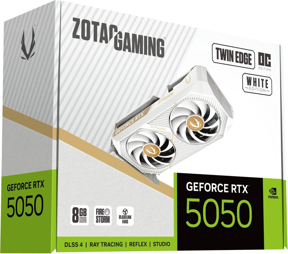 Zotac žaidimų vaizdo plokštė GeForce RTX 5050 Twin Edge OC NVIDIA 8 GB GDDR6