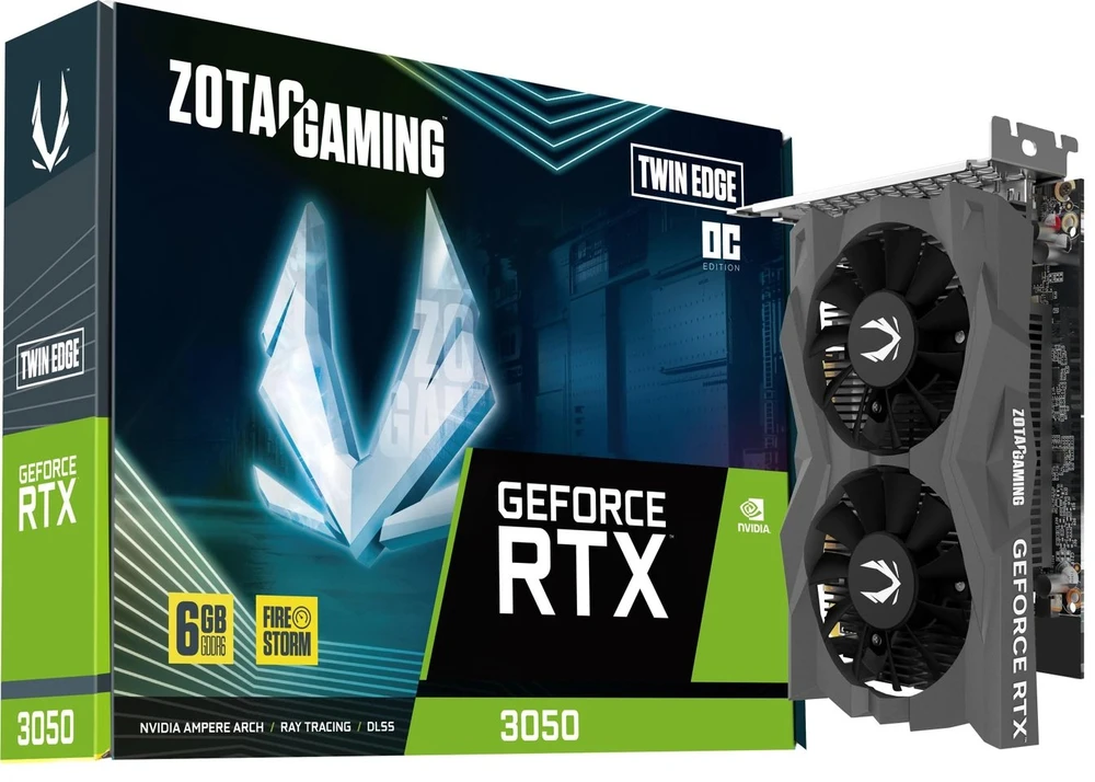 Zotac ZT-A30510H-10L vaizdo plokštė NVIDIA GeForce RTX 3050 6GB GDDR6
