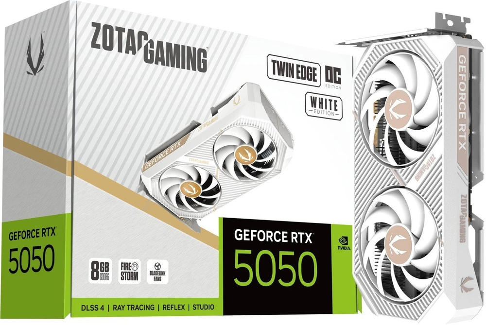 Zotac žaidimų vaizdo plokštė GeForce RTX 5050 Twin Edge OC NVIDIA 8 GB GDDR6