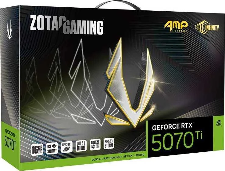 Vaizdo plokštė Zotac GeForce RTX 5070 Ti AMP Extreme INFINITY 16GB DLSS 4