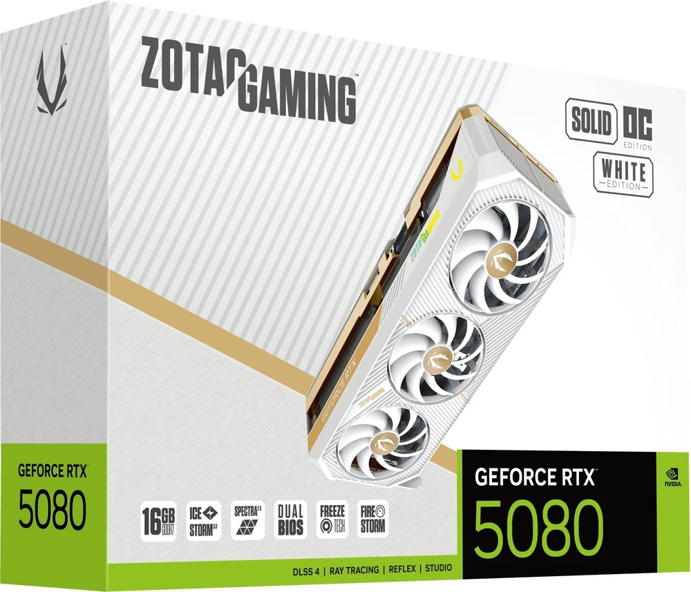Zotac GAMING GeForce RTX 5080 SOLID OC NVIDIA 16 GB GDDR7