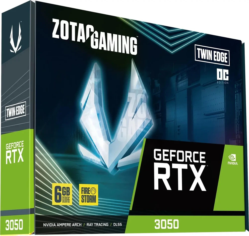 Zotac ZT-A30510H-10L vaizdo plokštė NVIDIA GeForce RTX 3050 6GB GDDR6