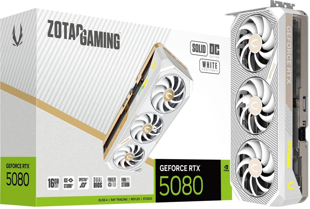 Zotac GAMING GeForce RTX 5080 SOLID OC NVIDIA 16 GB GDDR7