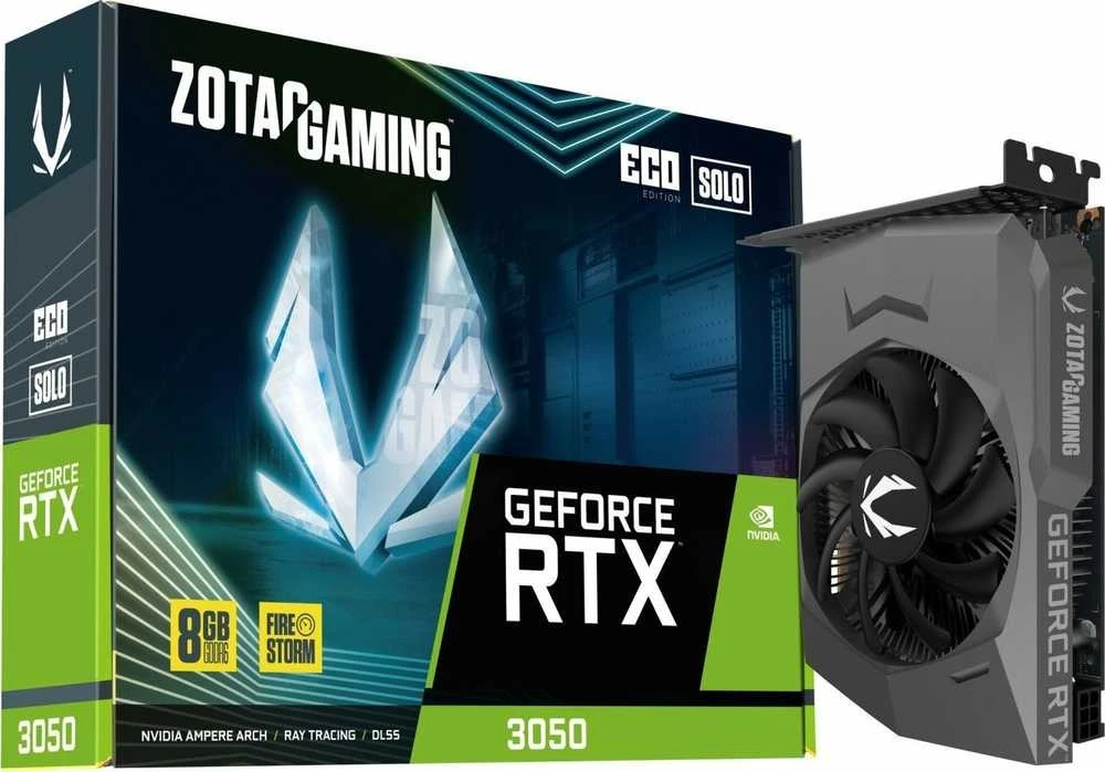Vaizdo plokštė Zotac GAMING GeForce RTX 3050 Eco Solo NVIDIA 8 GB GDDR6