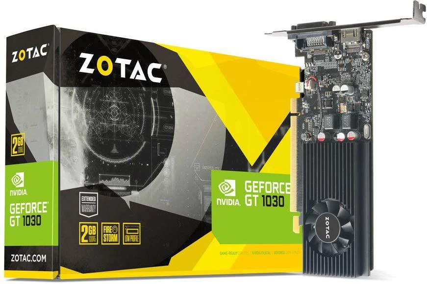 Vaizdo plokštė Zotac GeForce GT 1030 2GB GDDR5 (ZT-P10300A-10L)