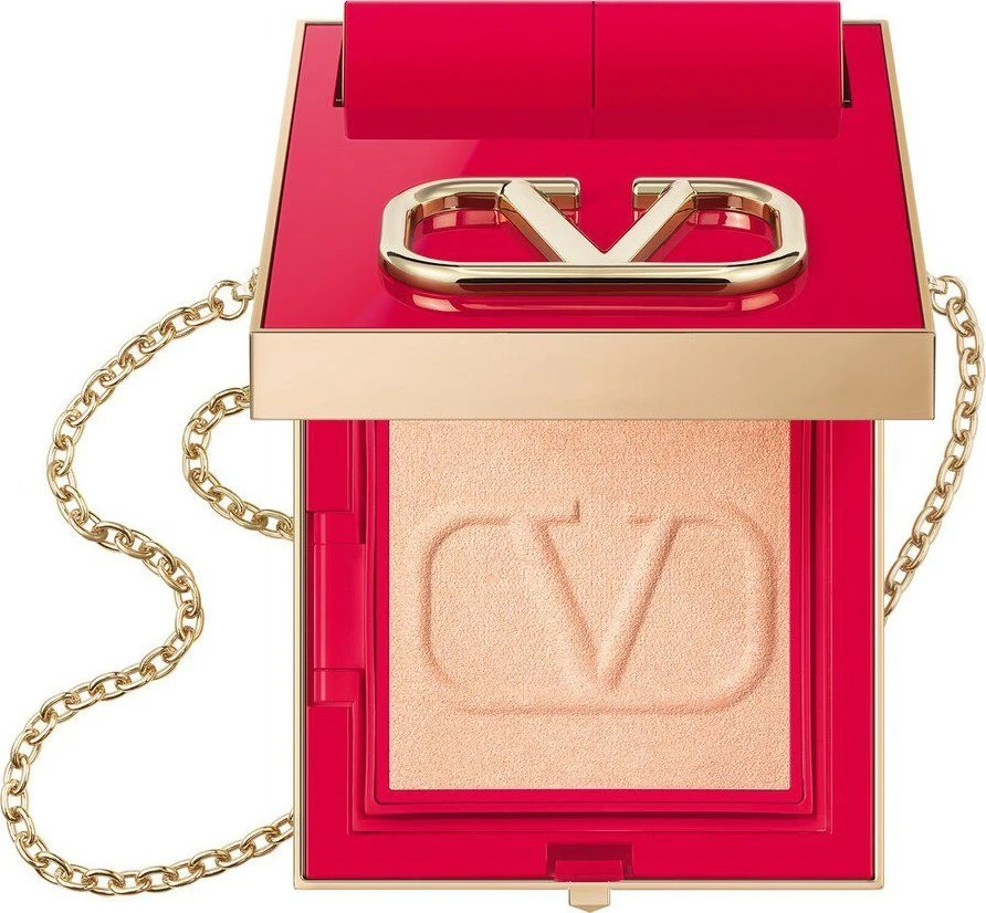 Valentino Go-Clutch Glow kompaktinė pudra 01 labai lengvas papildymas 4.2 g