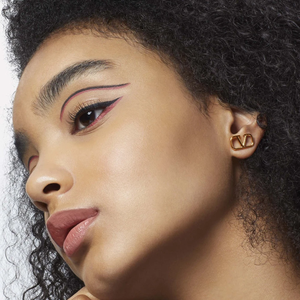 Valentino Twin Liner Double-Ended Gel Pieštukas Akių apvadas 02 Juodas & Rosso, 8 g