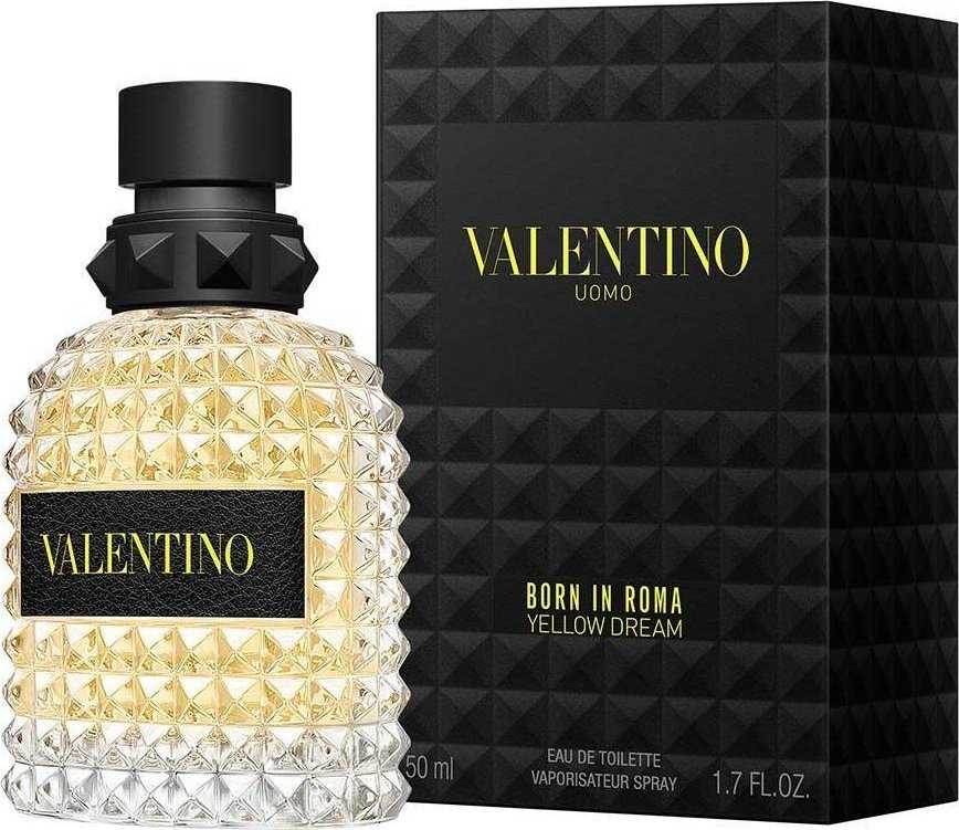 Kvepalai vyrams Valentino Uomo Born In Roma Yellow Dream EDT, 50 ml