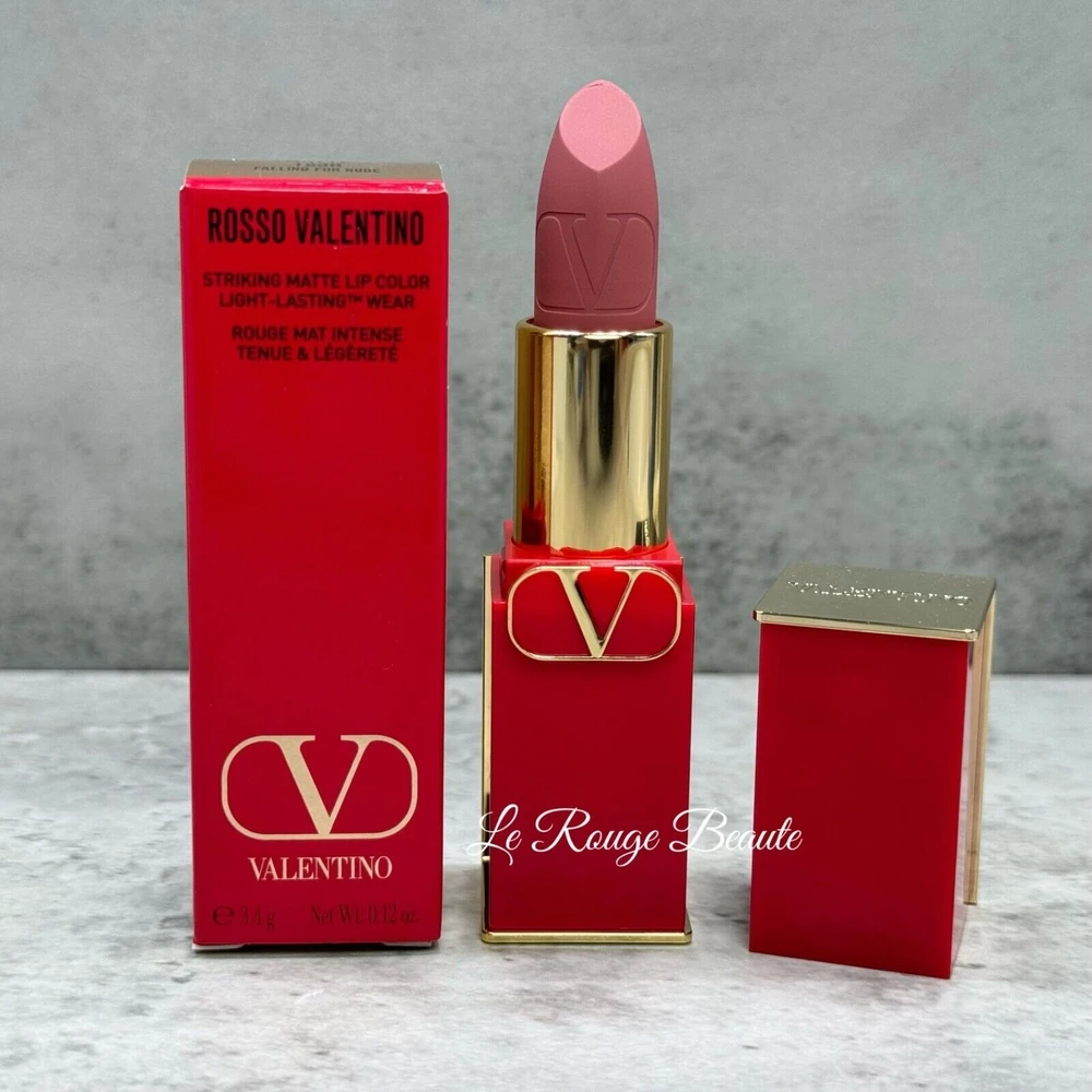 Valentino Rosso Matte Kreminis Lipstick 123R Papildomas 3.5 g