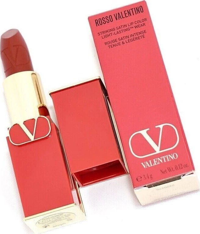 Valentino Rosso Satin Finish Kreminis Lipstick 217A Papildomas 3.5 g