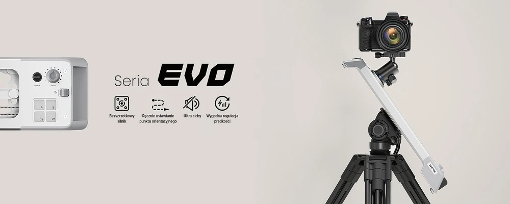 Kameros stovas - Zeapon Evo D60 Motorizuotas, 440 mm Kelias, 5kg Apkrova