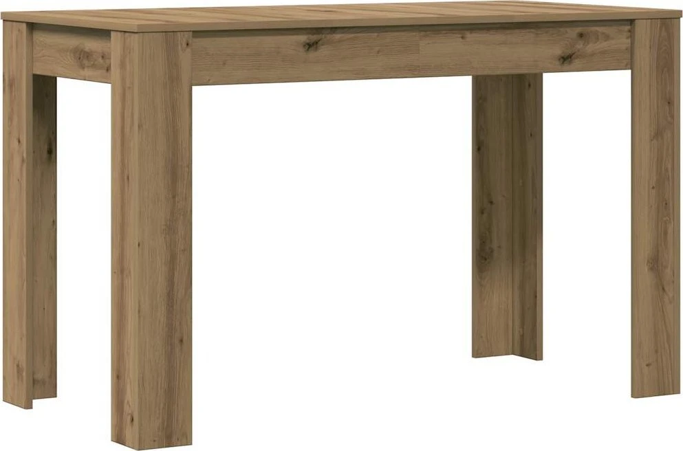 Valgomojo stalas, artisano ąžuolo, 120x60x76cm, mediena