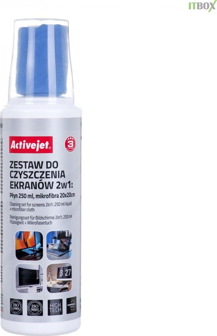 Ekrano Valiklis - Activejet 2in1 250 ml/20x20 cm