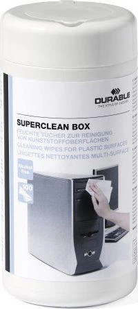 Valiklis Servetėlės kompiuterio ekranui valyti DURABLE Screenclean, 100 vnt., šlapios