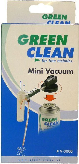 Green Clean Žalias Clean „Žalias Clean“ jutiklių valymo rinkinys, mini dulkių siurblio sistema (V-3000)