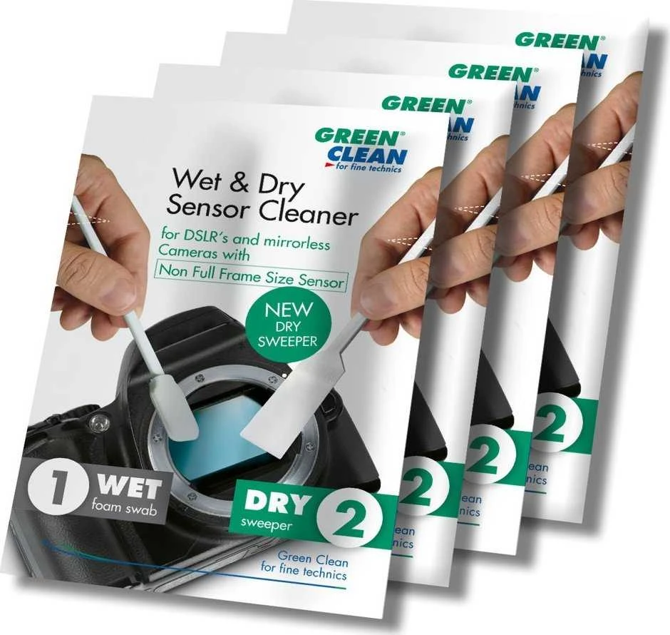 Valiklis Green Clean Žalias Clean Valymo priemonė - Žalias Clean Szpatułki Non Full Frame 25 vnt. šlapia + sausa
